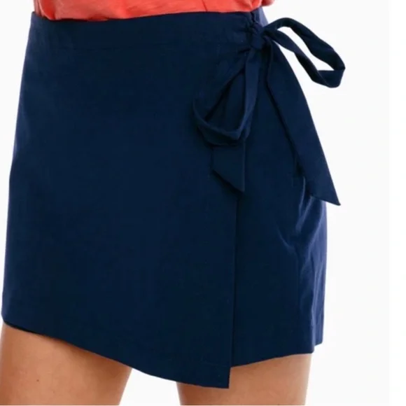 Southern Tide Jourdan Performance Skort Nautical Navy Blue Size 12 - Picture 2 of 16